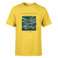 Thumbnail for VINTAGE G4150 - The Fog Field Landing - Premium T-Shirt design on yellow premium t shirt
