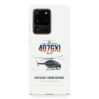 Thumbnail for Bell 407GXi design on samsung case - white