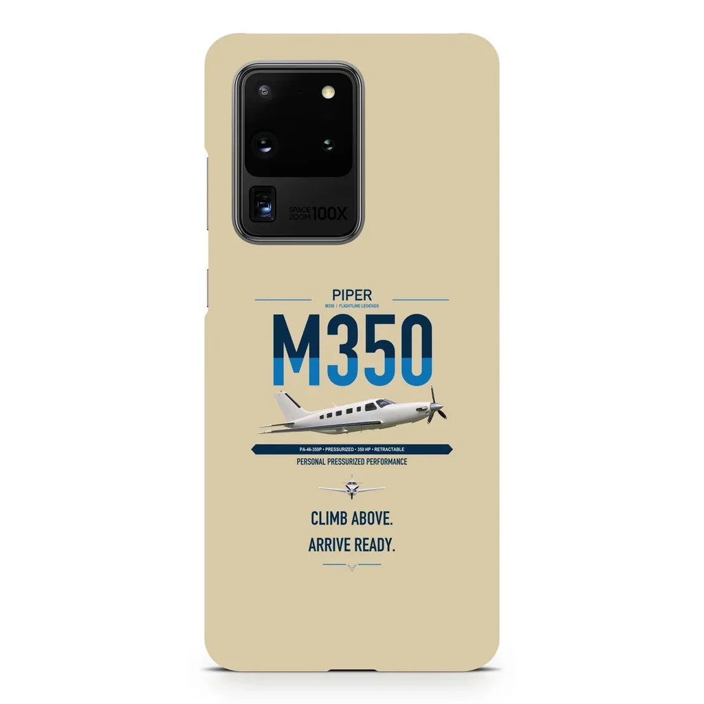 Piper M350 design on samsung case - beige