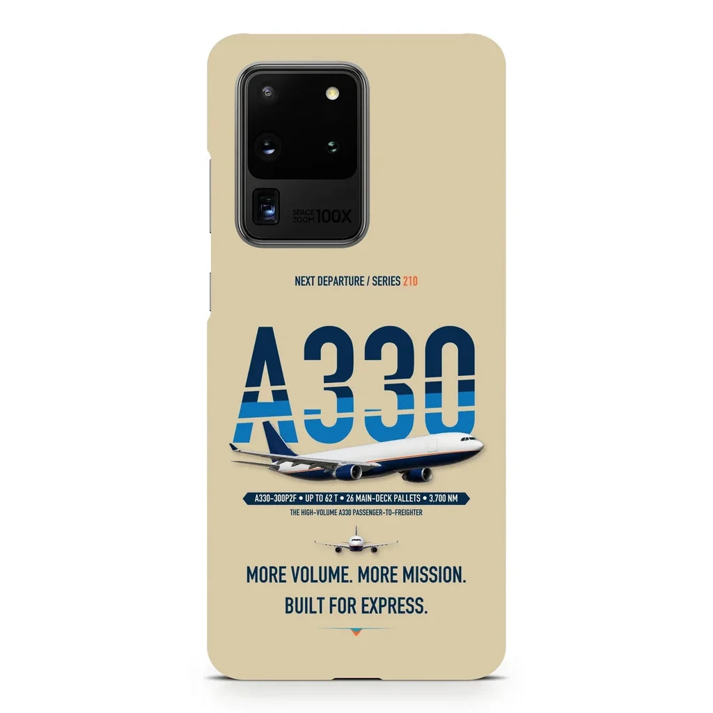 Airbus A330-300P2F design on samsung case - beige