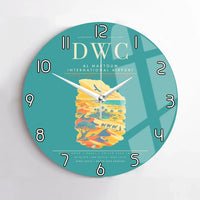 Thumbnail for Al Maktoum International Airport DWC Wall-Clock No-Frame - Turquoise