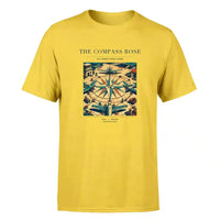 Thumbnail for VINTAGE G4139 - The Compass Rose - Premium T-Shirt design on yellow premium t shirt