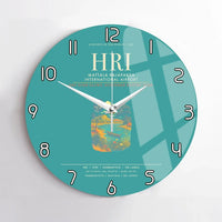 Thumbnail for Mattala Rajapaksa International Airport HRI Wall-Clock No-Frame - Turquoise