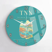 Thumbnail for Tainan Airport TNN Wall-Clock No-Frame - Turquoise