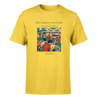 Thumbnail for VINTAGE G4114 - The Terrace Spotters - Premium T-Shirt design on yellow premium t shirt