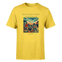 Thumbnail for VINTAGE G4135 - The Contrail Evening - Premium T-Shirt design on yellow premium t shirt