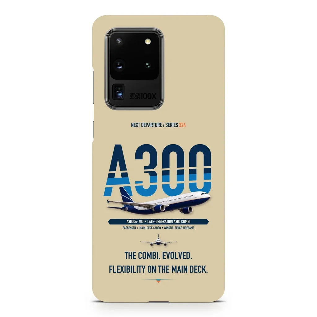 Airbus A300C4-600 design on samsung case - beige