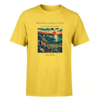 Thumbnail for VINTAGE G4475 - The Ridge Soaring Sunset - Premium T-Shirt design on yellow premium t shirt