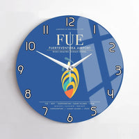 Thumbnail for Fuerteventura Airport FUE Wall-Clock No-Frame - Blue