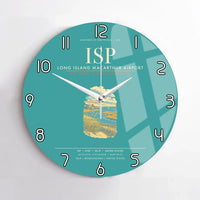 Thumbnail for Long Island MacArthur Airport ISP Wall-Clock No-Frame - Turquoise