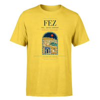 Thumbnail for Fes (FEZ) T-Shirt single-side front print in Yellow | fes-fez-double-side-t-shirt