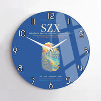 Thumbnail for Shenzhen Bao'an International Airport SZX Wall-Clock No-Frame - Blue