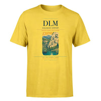Thumbnail for Dalaman Airport (DLM) T-Shirt single-side front print in Yellow | dalaman-airport-dlm-double-side-t-shirt