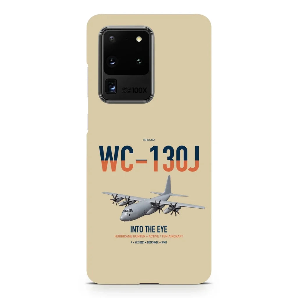 WC-130J Hurricane Hunter design on samsung case - beige