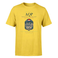 Thumbnail for Arequipa Airport (AQP) Premium T-Shirt Yellow