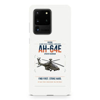 Thumbnail for Boeing AH-64E Apache Guardian design on samsung case - white