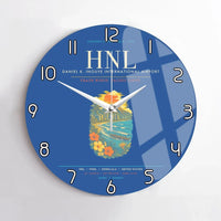 Thumbnail for Honolulu Daniel K. Inouye International Airport HNL Wall-Clock No-Frame - Blue