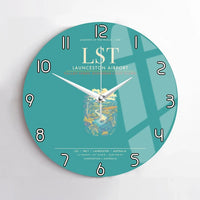 Thumbnail for Launceston Airport LST Wall-Clock No-Frame - Turquoise