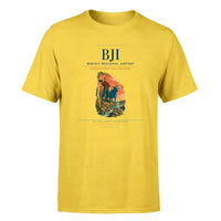 Thumbnail for Bemidji Airport (BJI) Premium T-Shirt Yellow