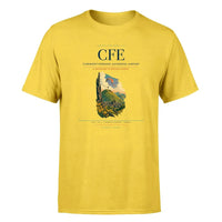 Thumbnail for Clermont-Ferrand Airport (CFE) Premium T-Shirt Yellow