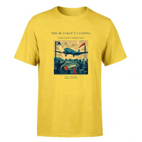 Thumbnail for VINTAGE G4501 - The Blackout Landing - Premium T-Shirt design on yellow premium t shirt