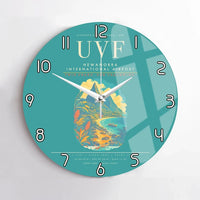 Thumbnail for Hewanorra International Airport UVF Wall-Clock No-Frame - Turquoise