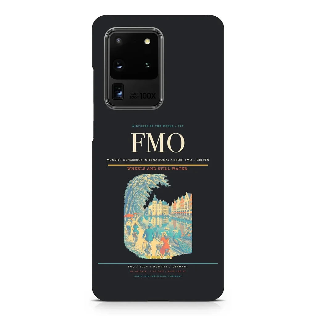 Munster Osnabruck International Airport FMO — Greven design on samsung case - black