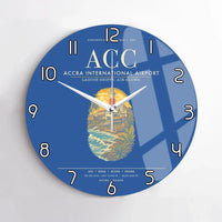 Thumbnail for Accra International Airport ACC Wall-Clock No-Frame - Blue