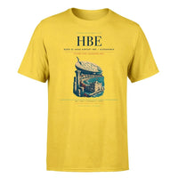 Thumbnail for Borg El Arab Airport (HBE) T-Shirt single-side front print in Yellow | borg-el-arab-airport-hbe-double-side-t-shirt