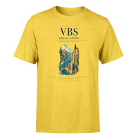 Thumbnail for Brescia Airport (VBS) T-Shirt single-side front print in Yellow | brescia-airport-vbs-double-side-t-shirt