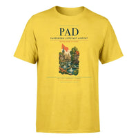 Thumbnail for Paderborn Lippstadt Airport (PAD) T-Shirt single-side front print in Yellow | paderborn-lippstadt-airport-pad-double-side-t-shirt