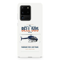 Thumbnail for Bell 505 design on samsung case - white