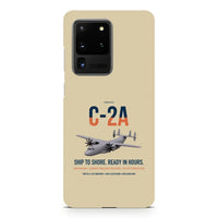 Thumbnail for C-2A Greyhound design on samsung case - beige