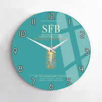 Thumbnail for Orlando Sanford International Airport SFB Wall-Clock No-Frame - Turquoise