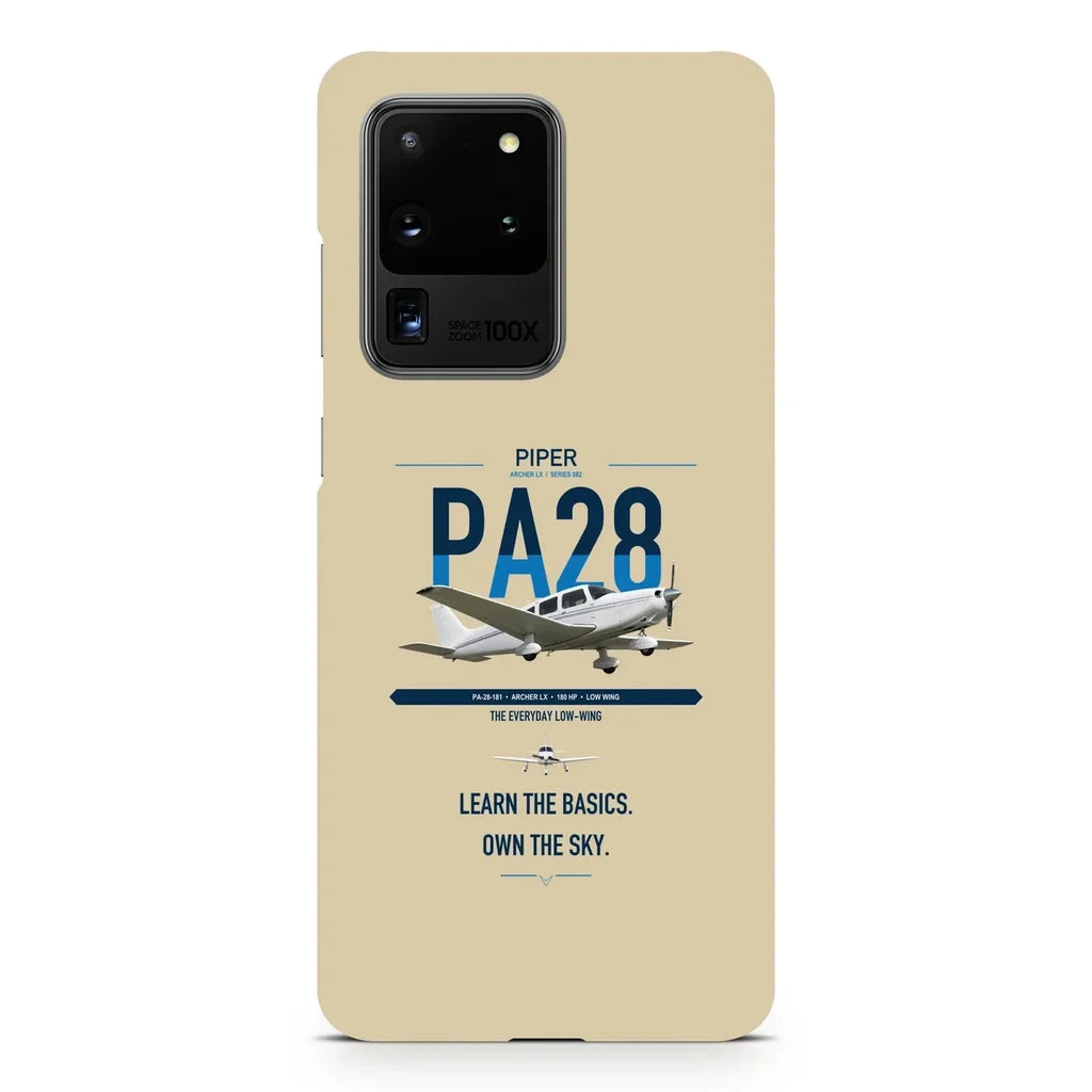 Piper PA-28-181 Archer LX design on samsung case - beige