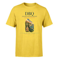 Thumbnail for Dubuque Regional Airport (DBQ) T-Shirt single-side front print in Yellow | dubuque-regional-airport-dbq-double-side-t-shirt