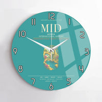 Thumbnail for Merida International Airport MID Wall-Clock No-Frame - Turquoise
