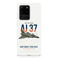 Thumbnail for Saab AJ 37 Viggen design on samsung case - white