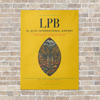 Thumbnail for El Alto International Airport LPB - Canvas No Frame - Yellow