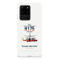 Thumbnail for Airbus H175 design on samsung case - white
