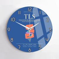 Thumbnail for Toulouse-Blagnac Airport TLS Wall-Clock No-Frame - Blue