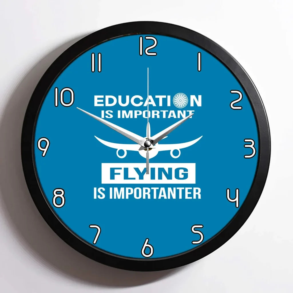 Flying is Importanter Wall Clock - view 5