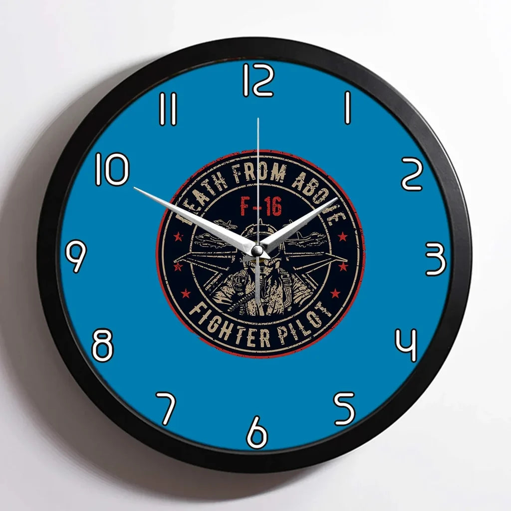 Fighter Jet 16 - Death Wall Clock - view 5