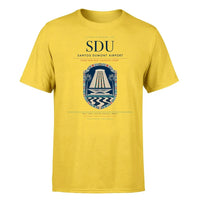 Thumbnail for Santos Dumont Airport (SDU) T-Shirt single-side front print in Yellow | santos-dumont-airport-sdu-double-side-t-shirt