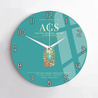 Thumbnail for Augusta Regional Airport at Bush Field AGS Wall-Clock No-Frame - Turquoise