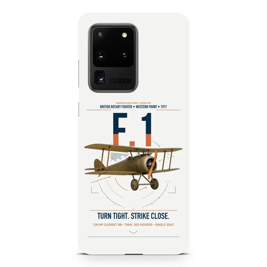 Sopwith Camel F.1 design on samsung case - white