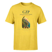 Thumbnail for Gazipasa-Alanya Airport (GZP) T-Shirt single-side front print in Yellow | gazipasa-alanya-airport-gzp-double-side-t-shirt