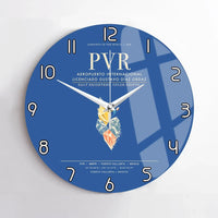 Thumbnail for Aeropuerto Internacional Licenciado Gustavo Diaz Ordaz PVR  Puerto Vallarta Wall-Clock No-Frame - Blue