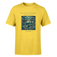 Thumbnail for VINTAGE G4407 - The Lagoon Night Fishing - Premium T-Shirt design on yellow premium t shirt