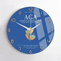 Thumbnail for Agadir Al Massira Airport AGA Wall-Clock No-Frame - Blue